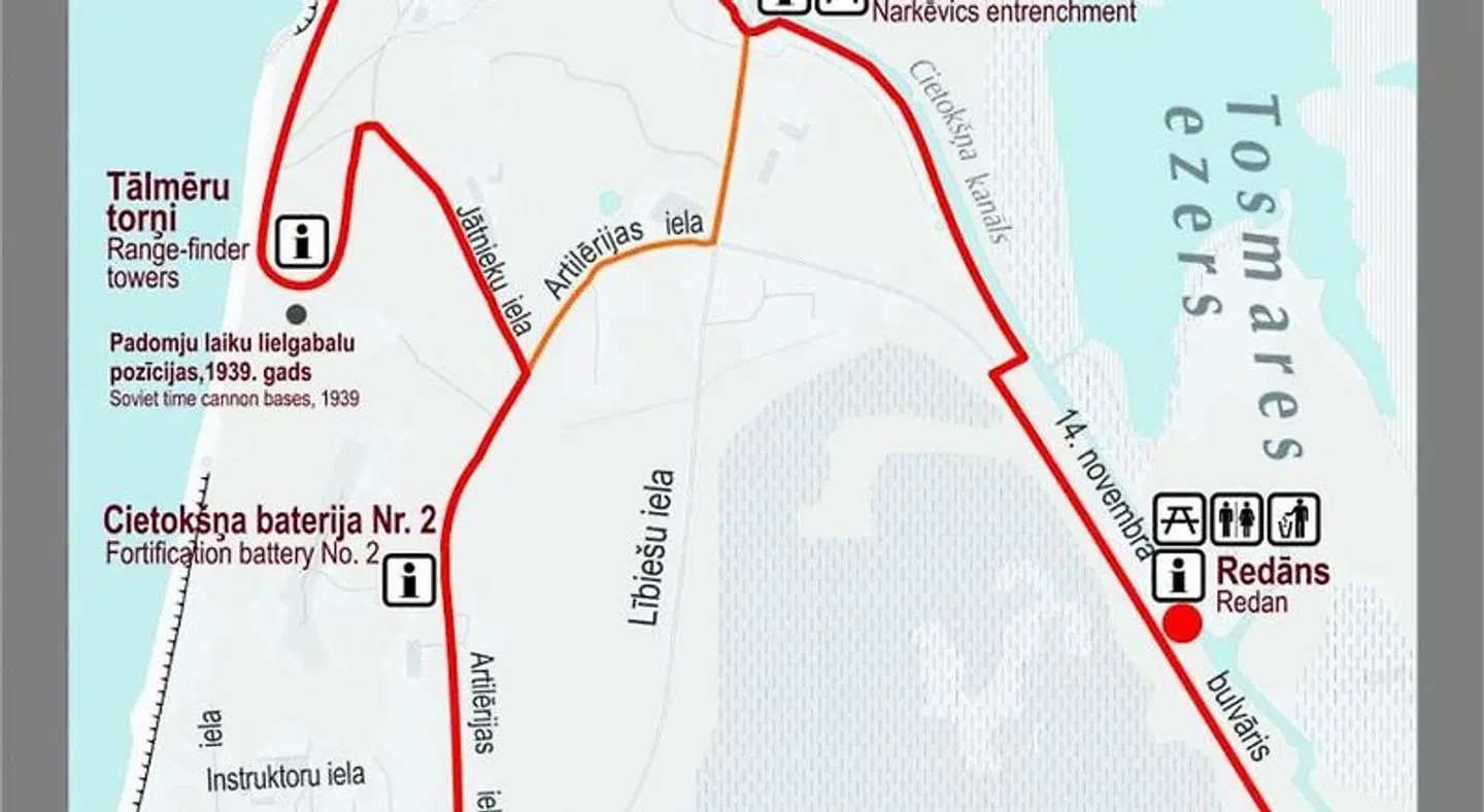Karosta Prison Landkarte