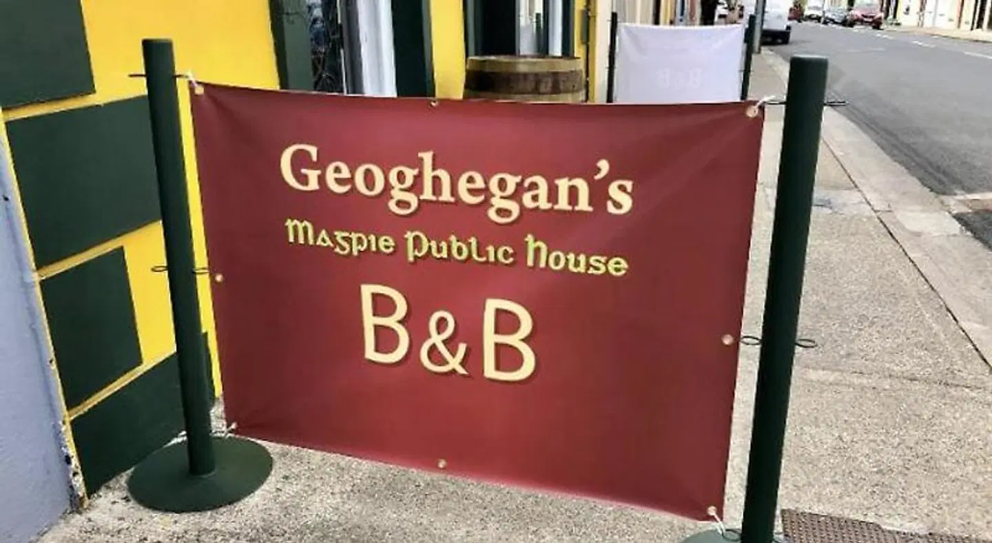 Geoghegans Magpie Bar and B&B Landkarte