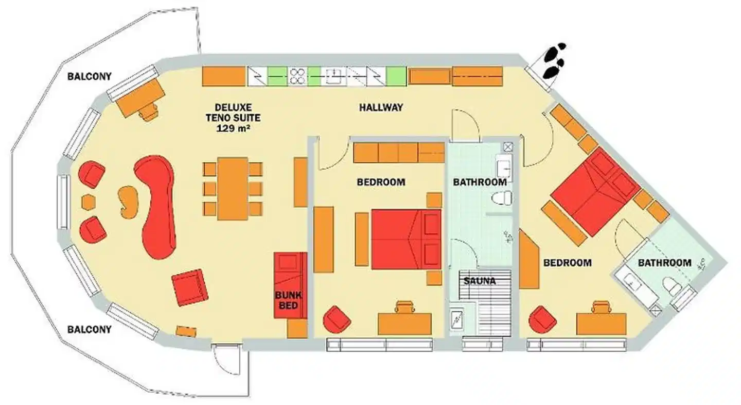 Utsjoki Arctic Resort Modellaufnahme