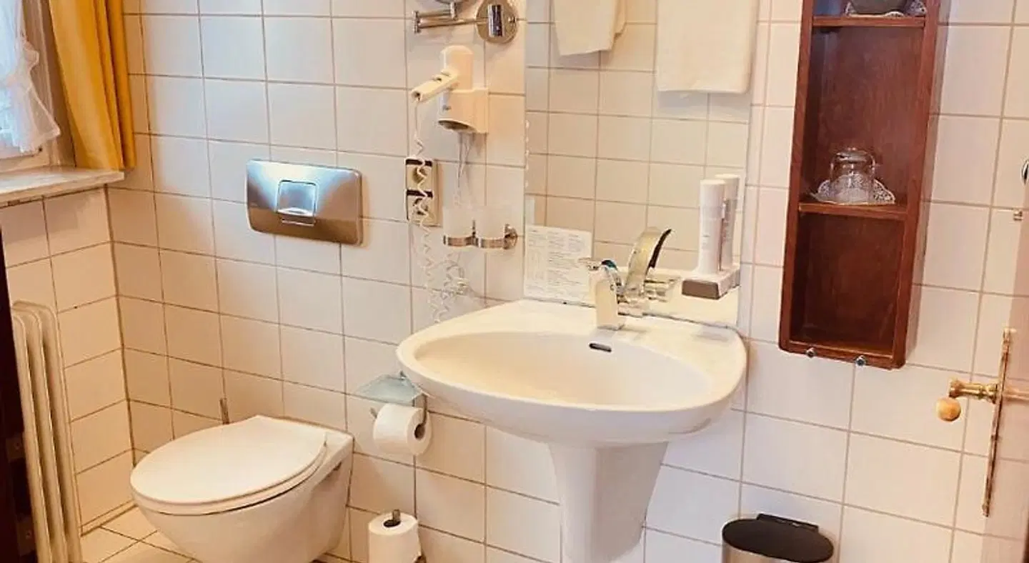 Hotel - Restaurant Traube Badezimmer