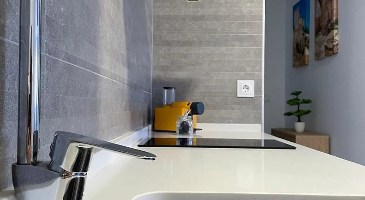Apartamentos Lusitania Badezimmer