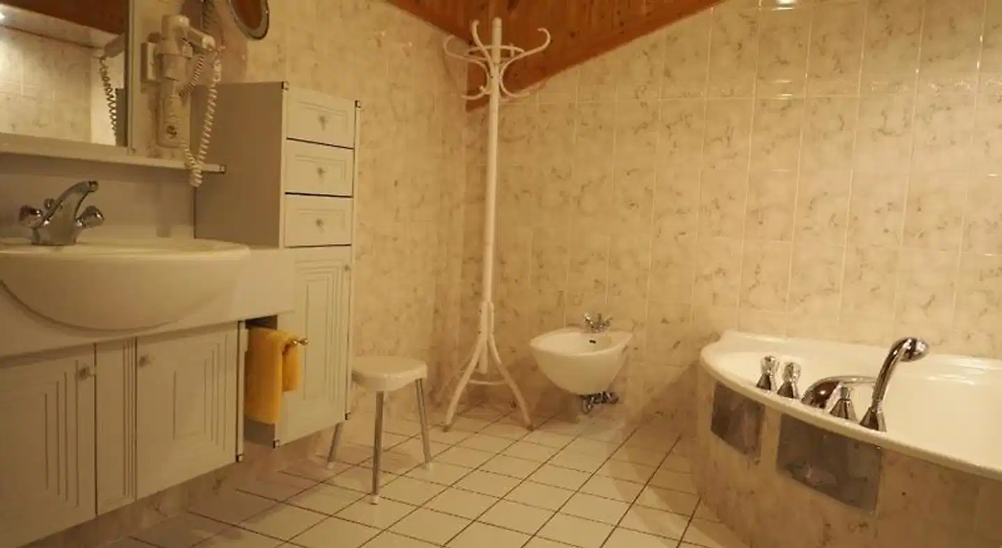 Frühstückshotel Margret Badezimmer