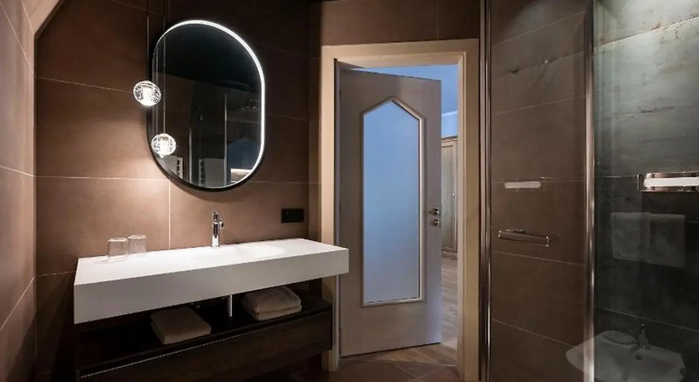 Post Hotel - Tradition & Lifestyle Adults Only Badezimmer