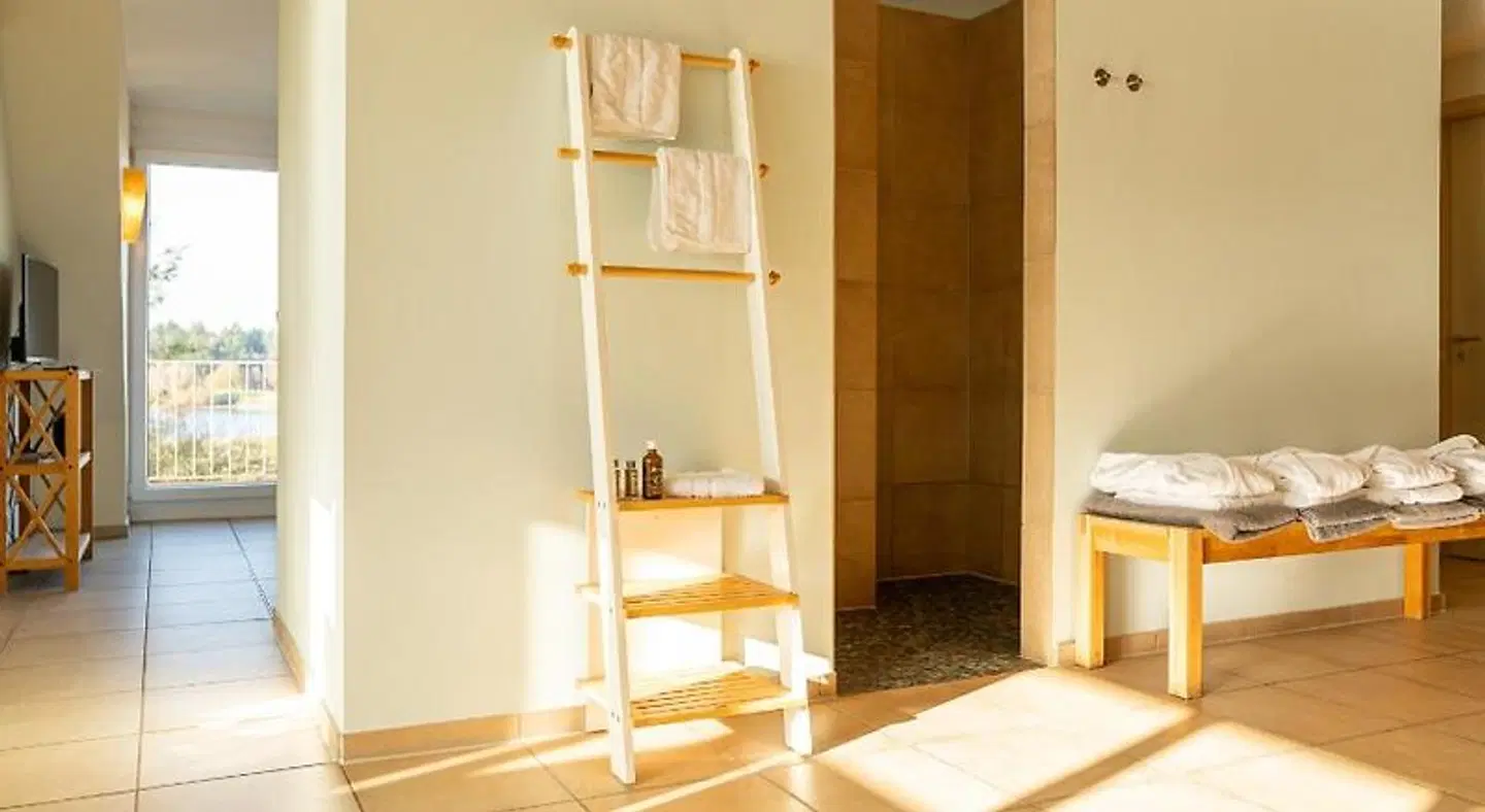 Seeblick Badezimmer