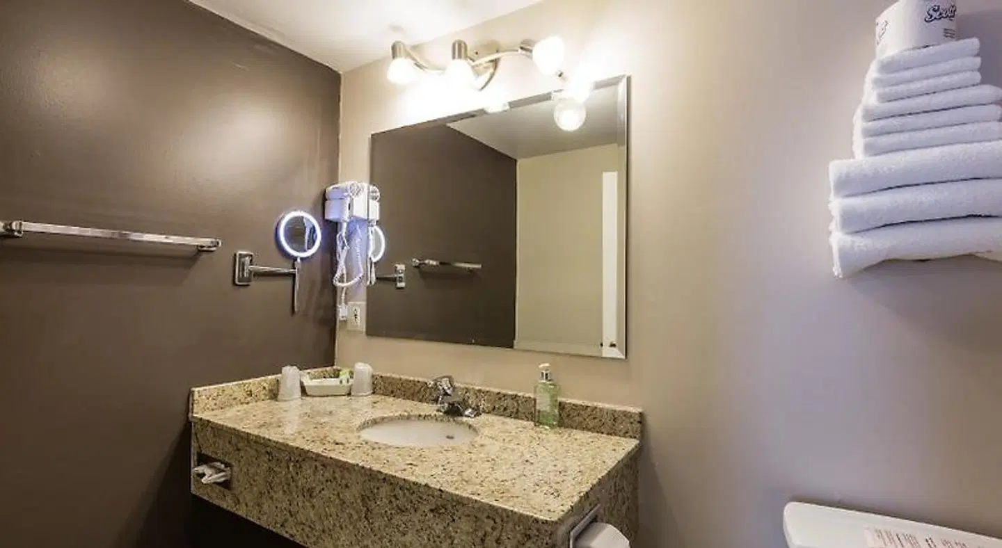 Motel au Vieux Piloteux Badezimmer