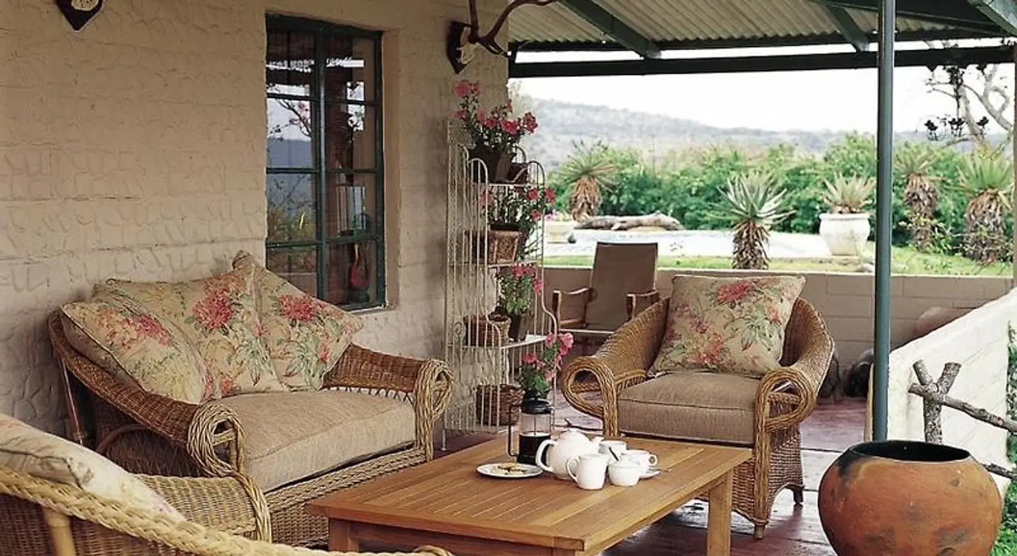 Fugitives' Drift Lodge Terrasse