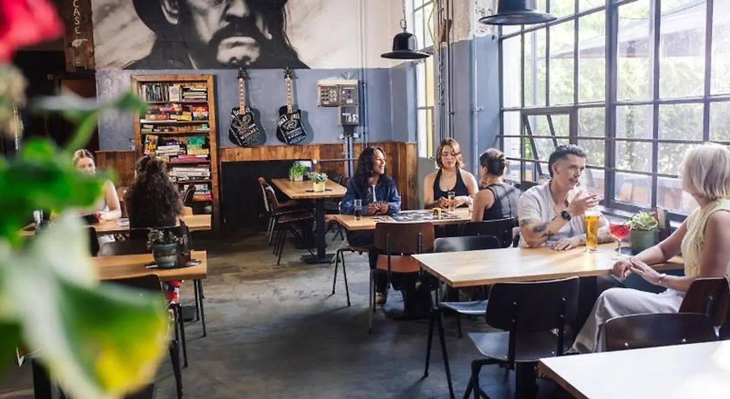Blue Collar Hotel Bar