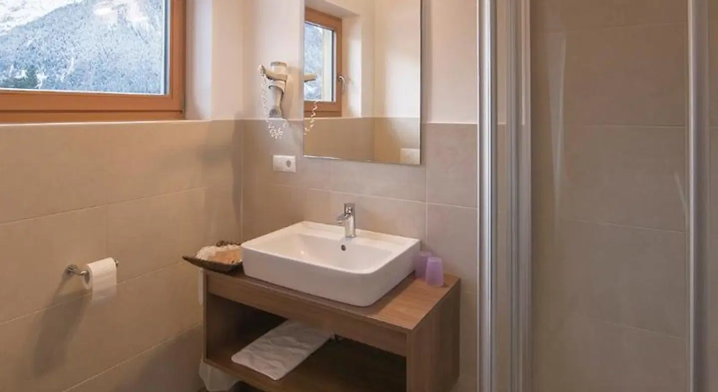 Hotel Sonne Sole Badezimmer