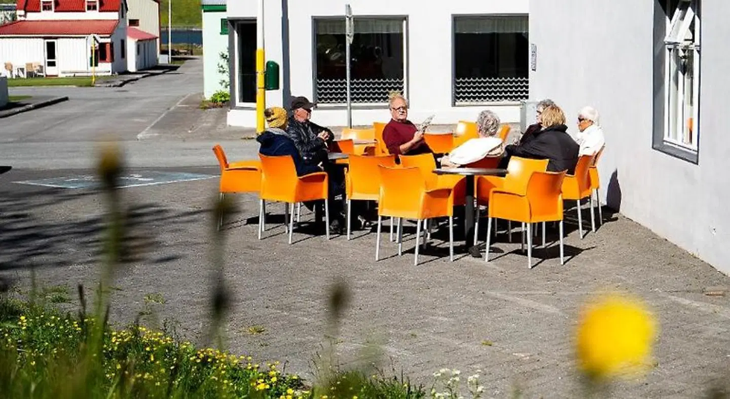 Fisherman Hotel Westfjords Terrasse