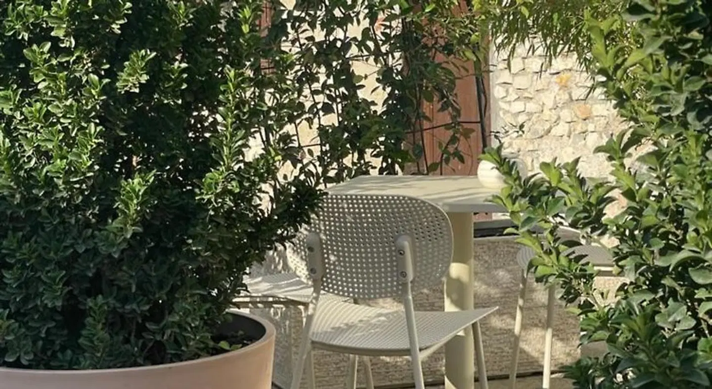 La Fermette Champenoise Terrasse