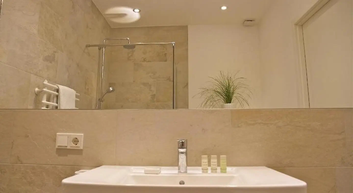 Boardinghouse Offenbach Service Apartments Badezimmer
