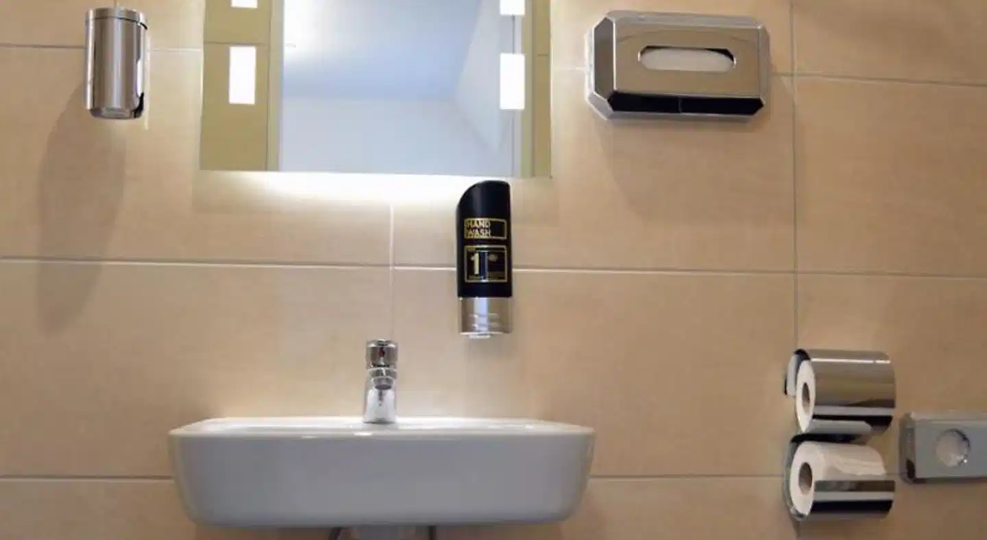 Heidepension Ambiente Badezimmer