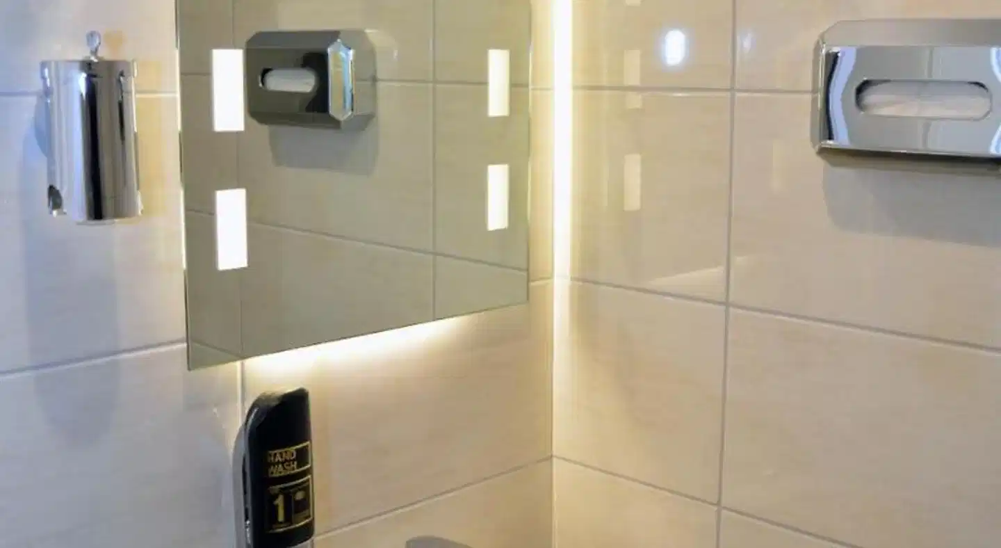 Heidepension Ambiente Badezimmer