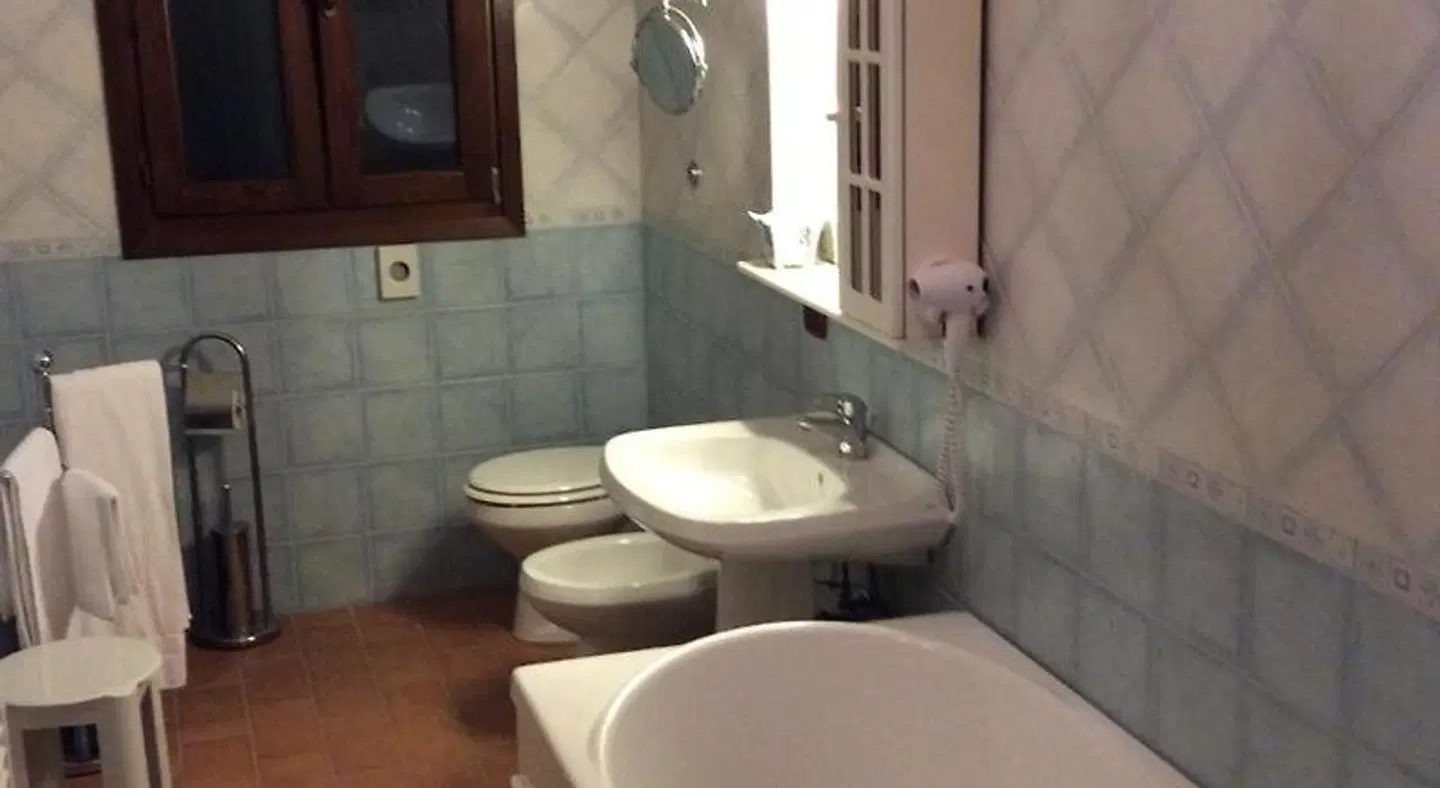 Hotel Residence Il Feudo Dei Pierleoni Badezimmer