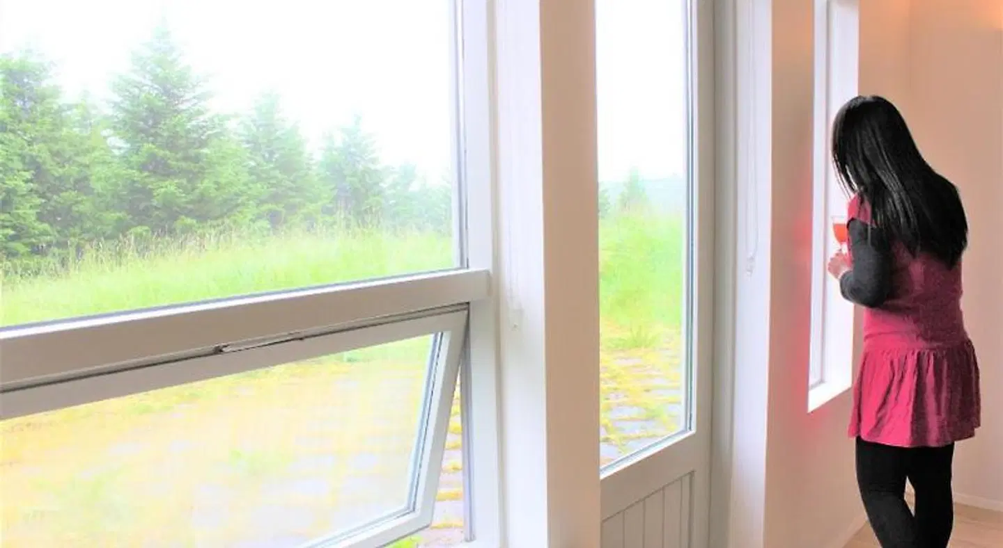 Solheimar Eco-Village Guesthouse Badezimmer