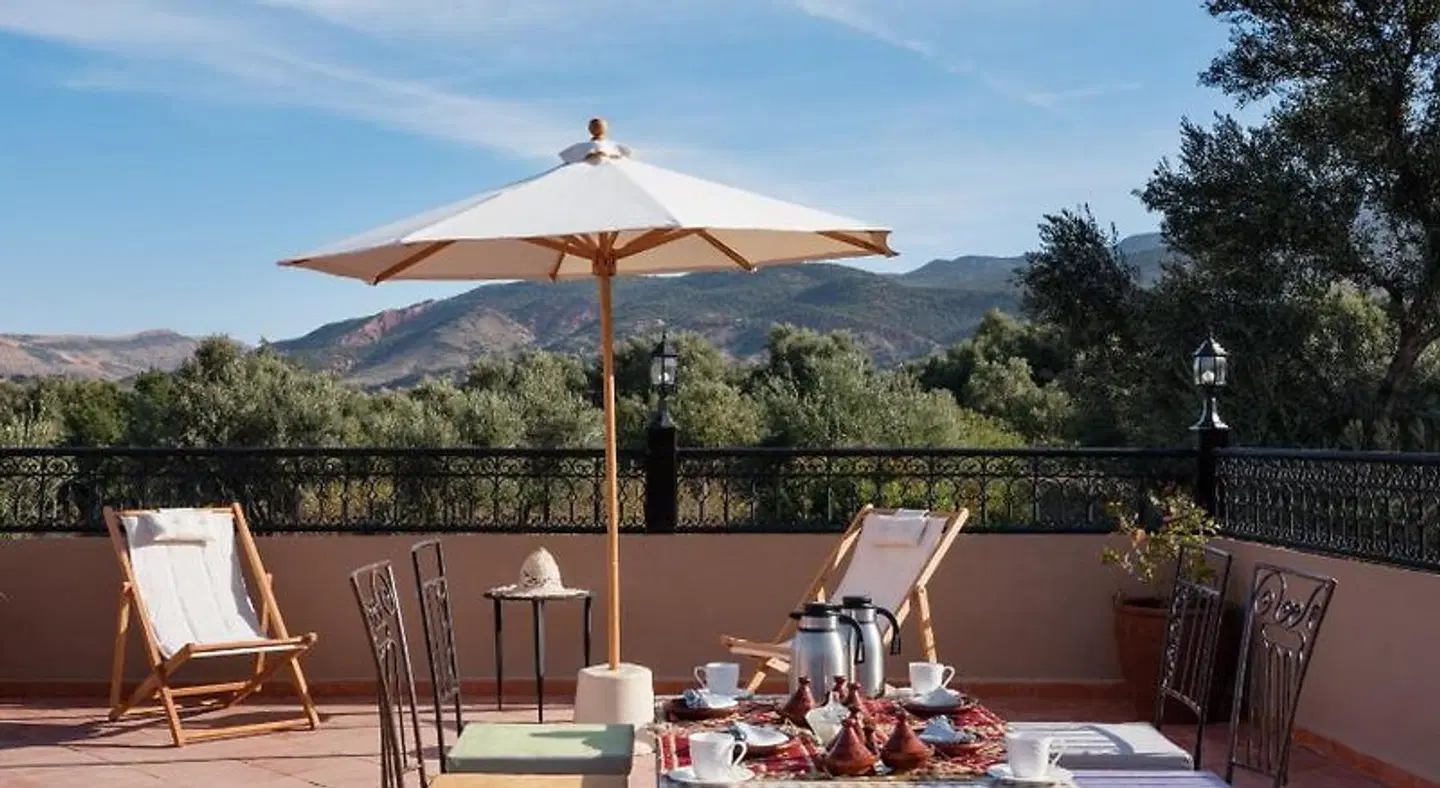Ouirgane Ecolodge Terrasse