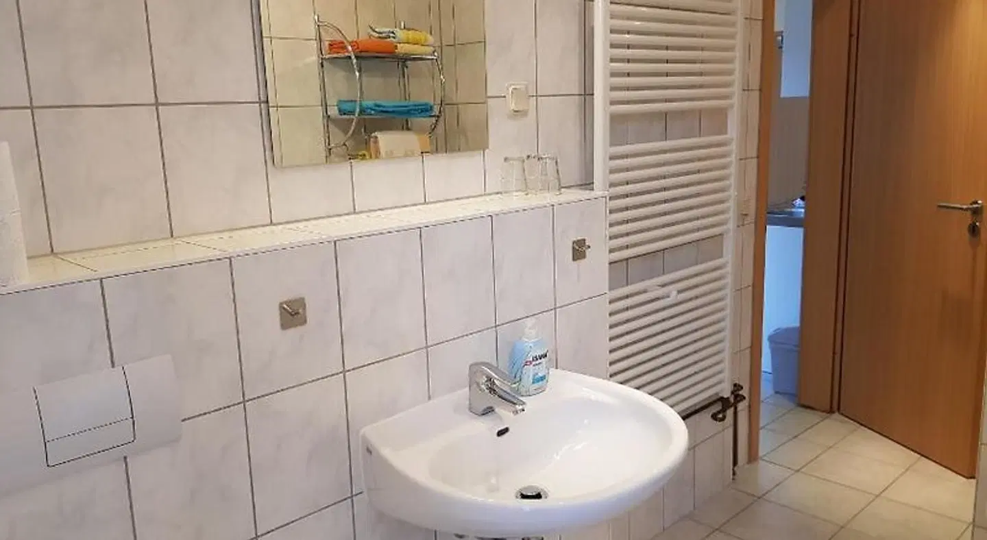 Apartments Zum Glasmacher Badezimmer