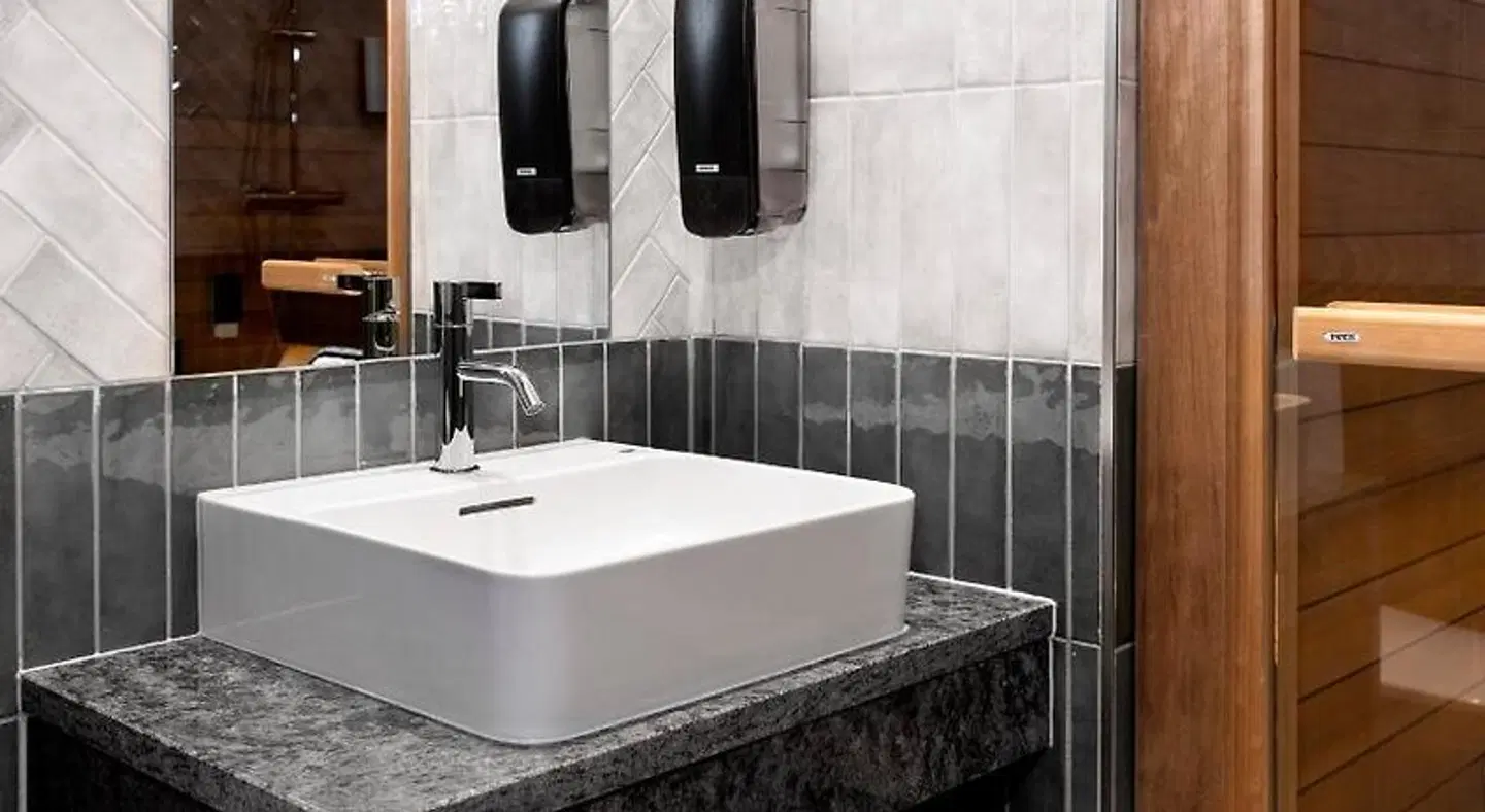 Mountain Lodge Badezimmer