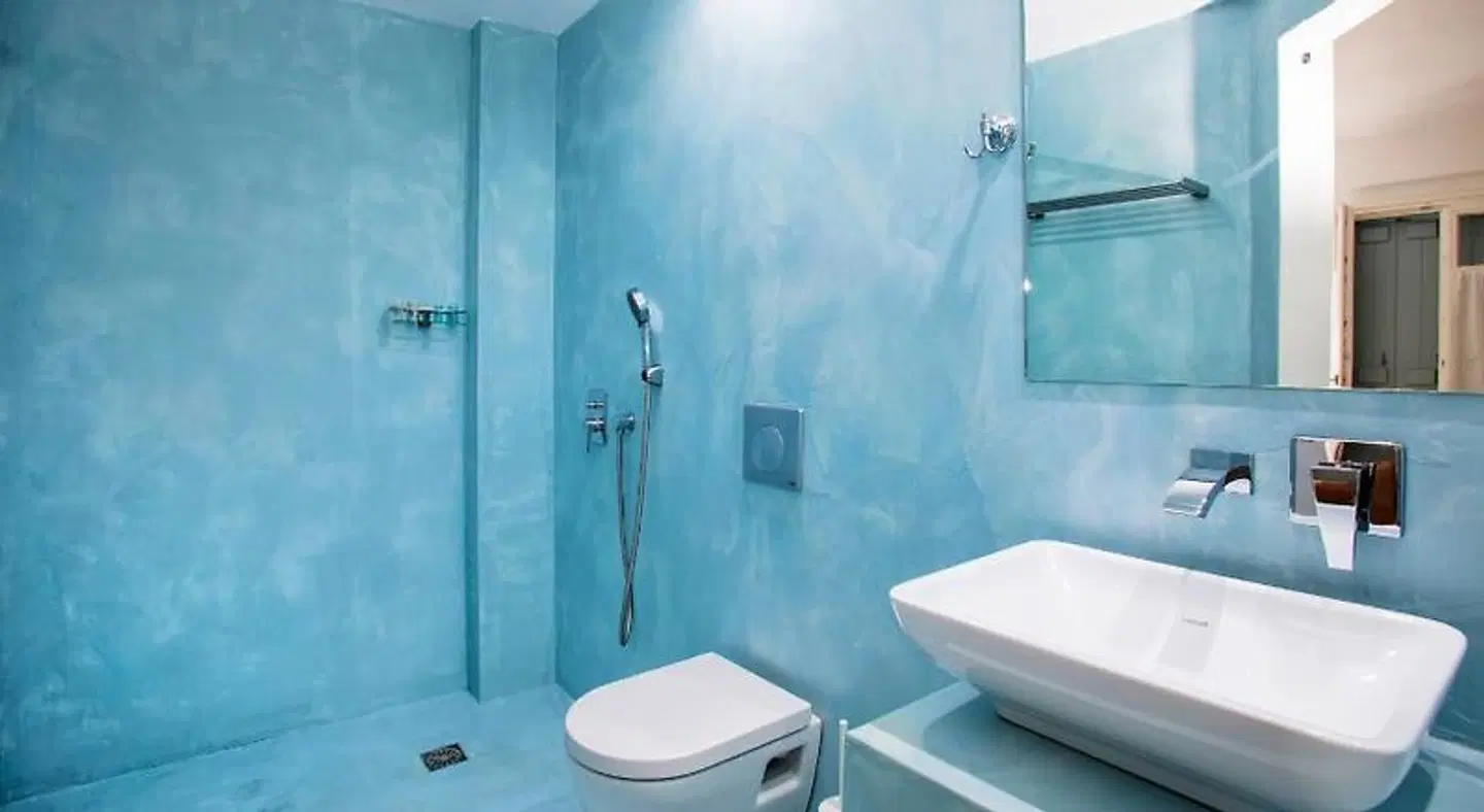 Anemomiloi Andros Boutique Hotel Badezimmer