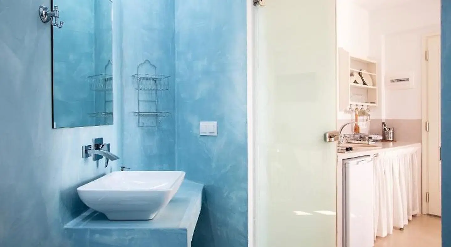 Anemomiloi Andros Boutique Hotel Badezimmer