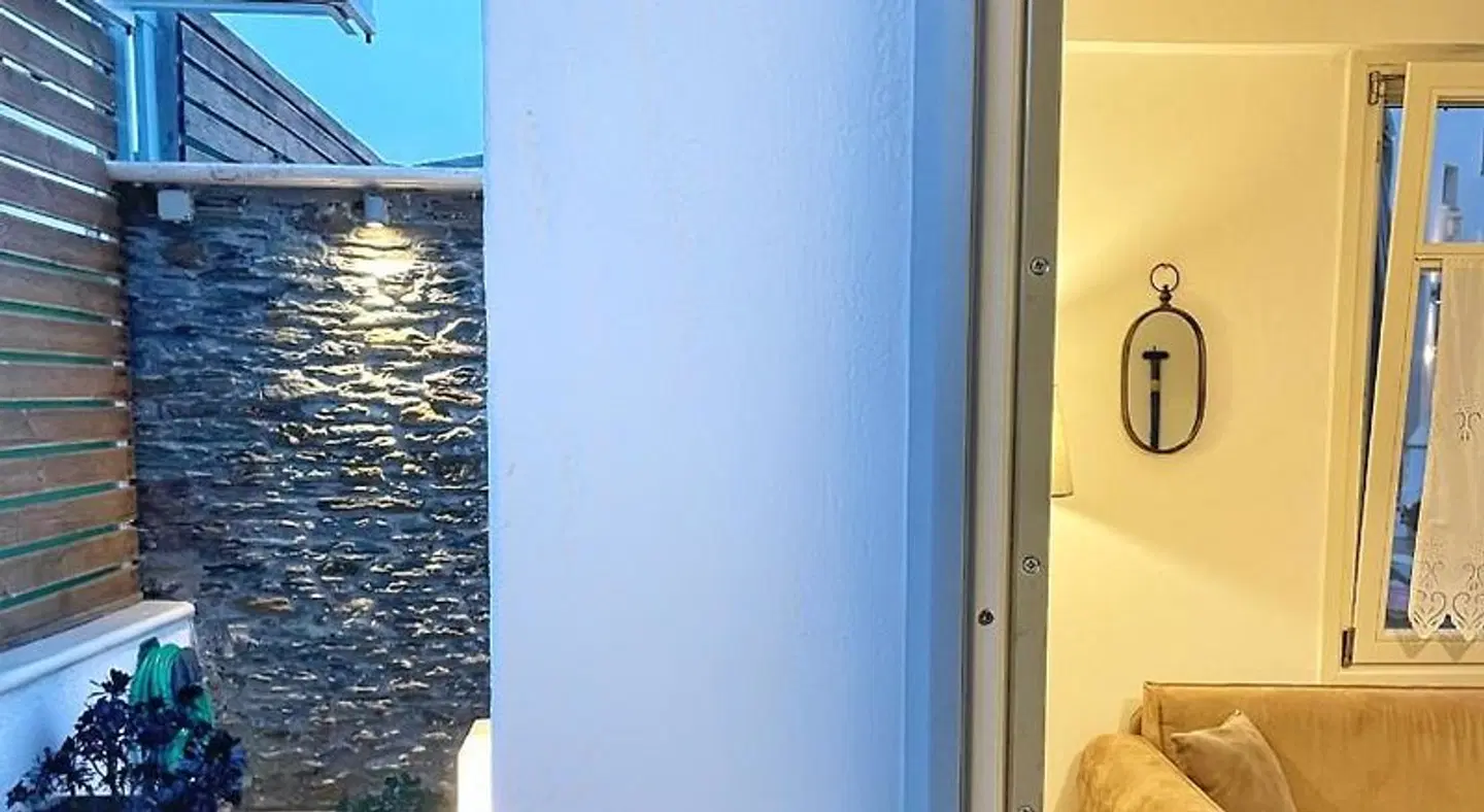 Anemomiloi Andros Boutique Hotel Badezimmer