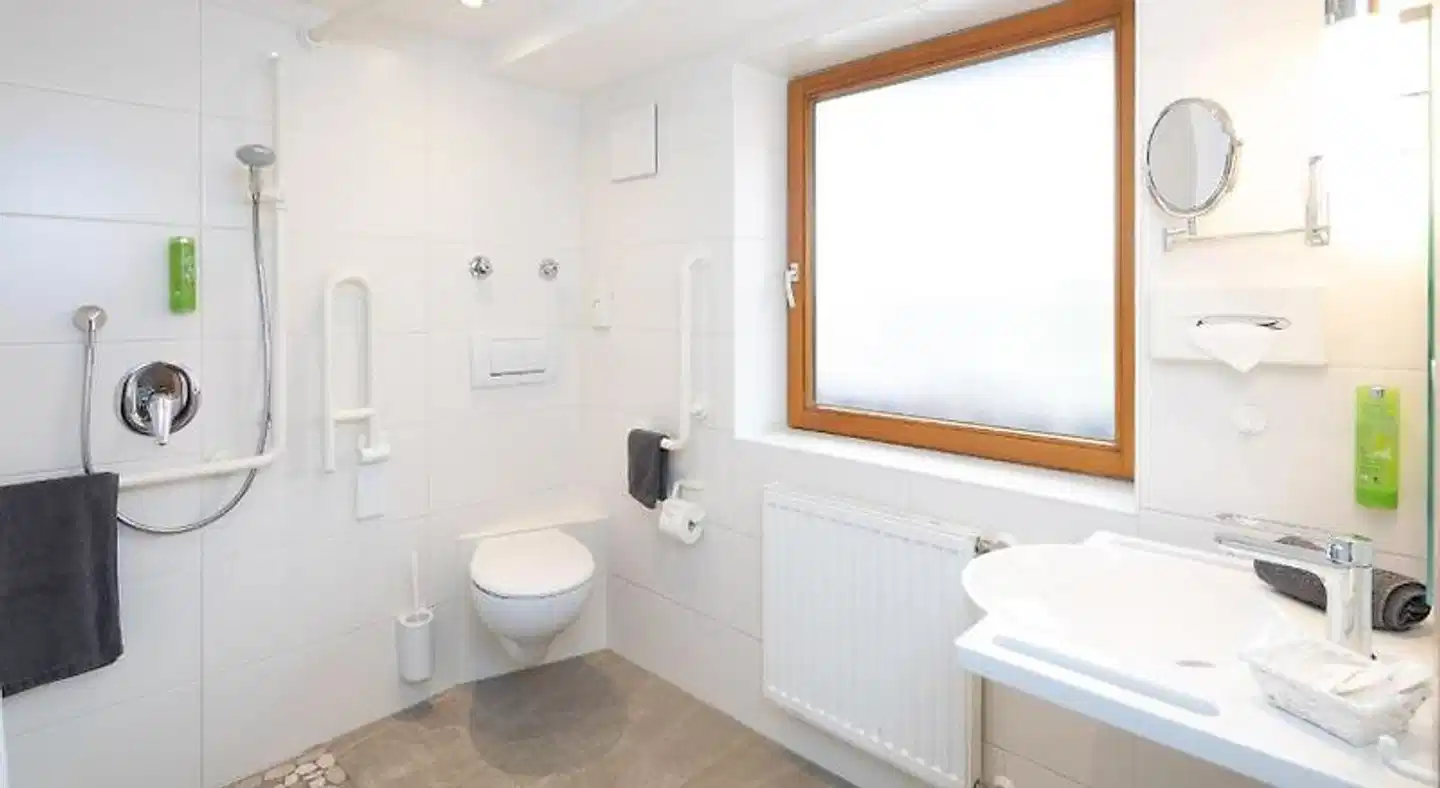 Hotel Viktoria Badezimmer