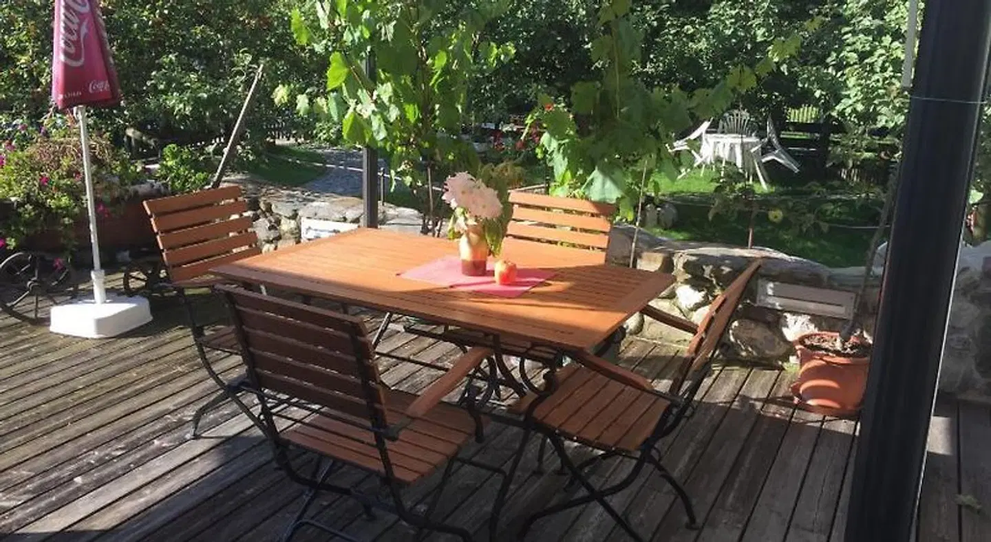 Pension Wieser "Baschtlmai" Terrasse