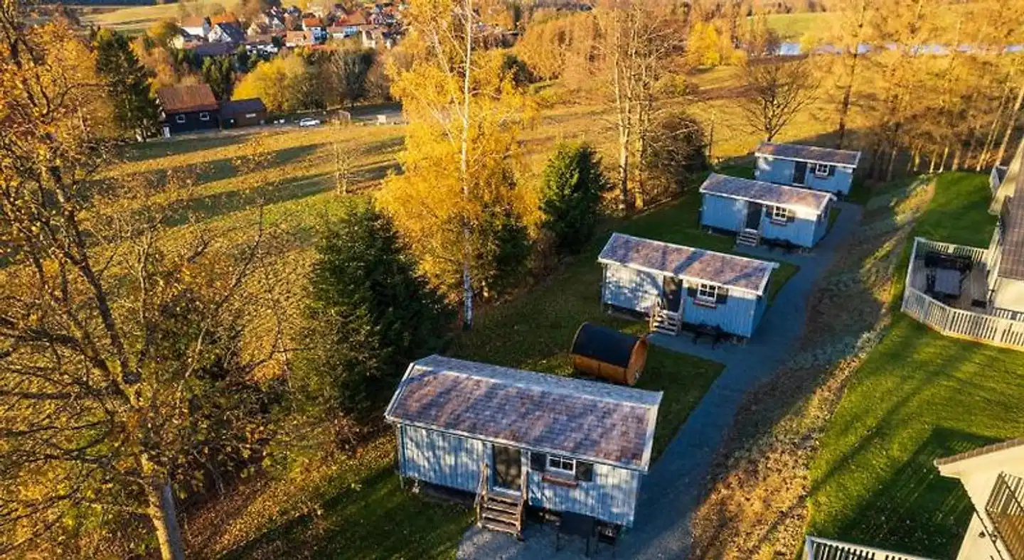 Bunter Bock  Die Harz-Urlaubs-Alm Garten