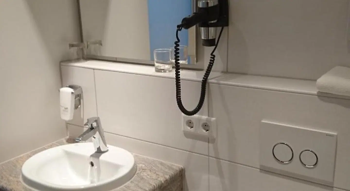 Weißes Lamm Badezimmer