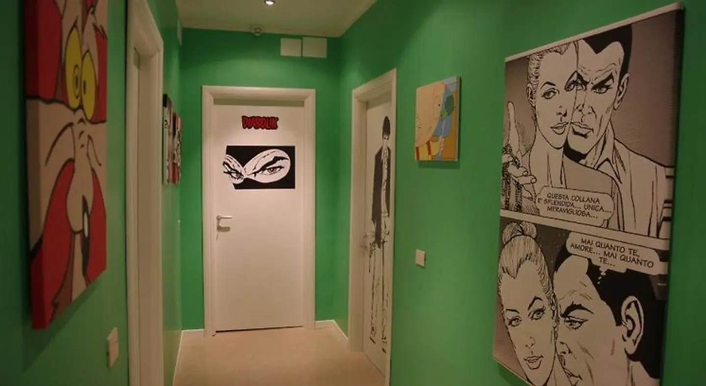 Comics Guesthouse Badezimmer
