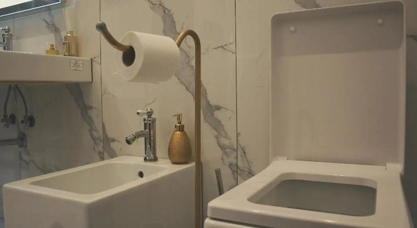 Roma Vaticano Badezimmer