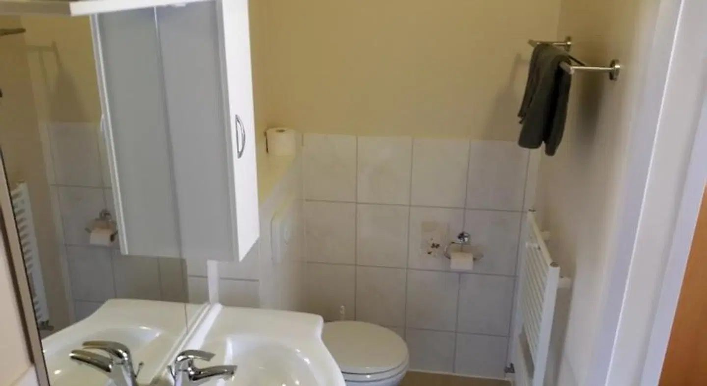 Hotel Deutsches Haus Francop Badezimmer