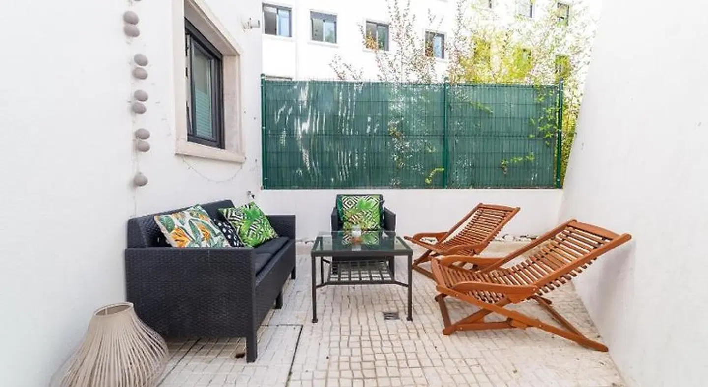 Industrial Lisbon Apartment - Adults Only Terrasse