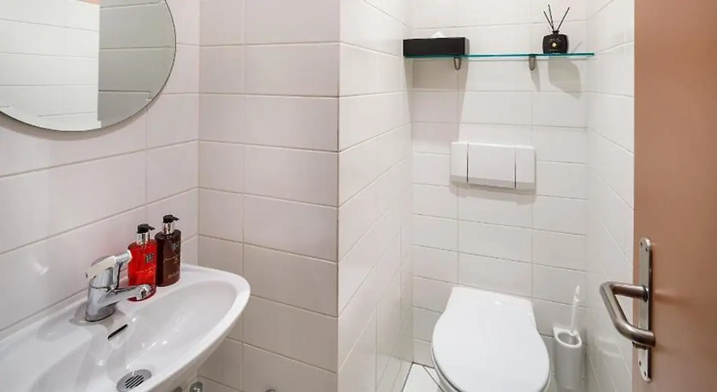 Aparthotel Familie Hugenschmidt Badezimmer