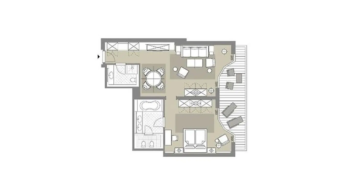 Althoff Seehotel Überfahrt Modellaufnahme