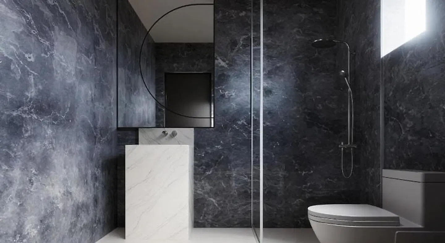 Veneto Sea View Apartments Badezimmer