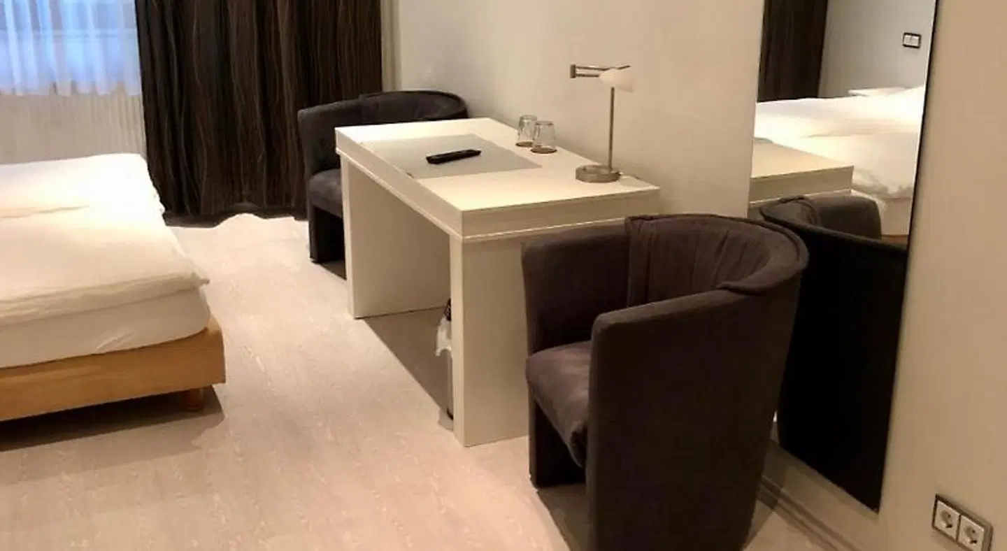 Hotel am Bahnhof Badezimmer