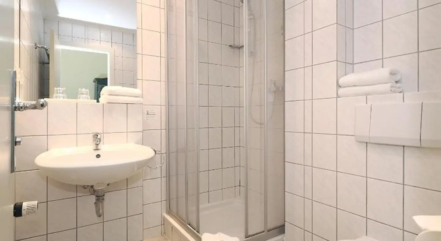 Hotel See-Eck Badezimmer