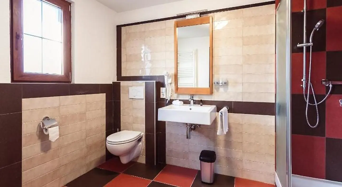 Hotel Roma Badezimmer