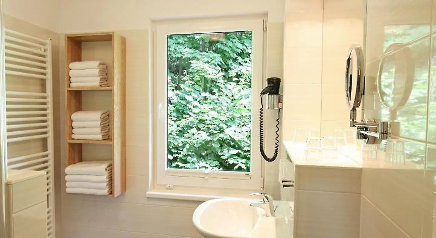 Ferienzentrum Trassenmoor Badezimmer