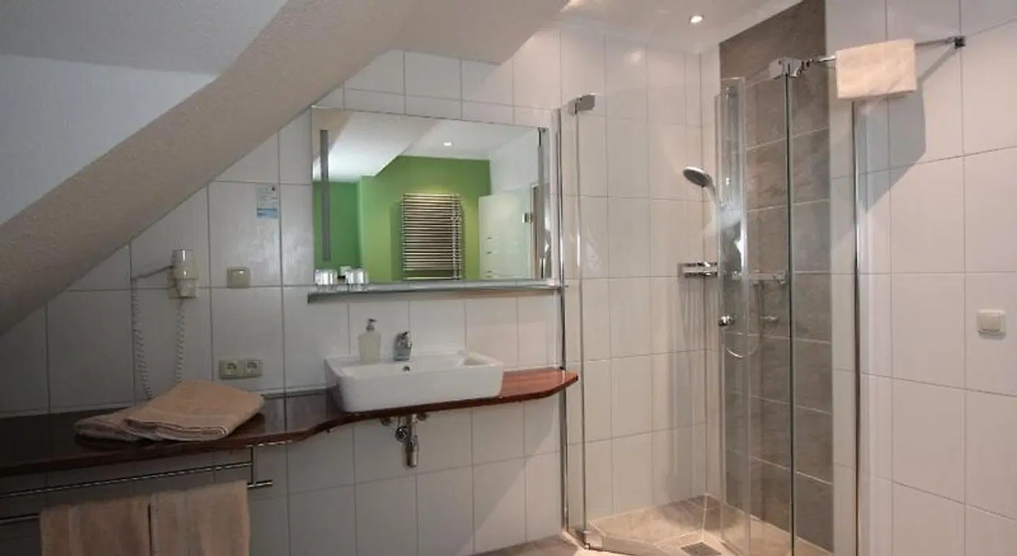 Ryck-Hotel Garni Badezimmer