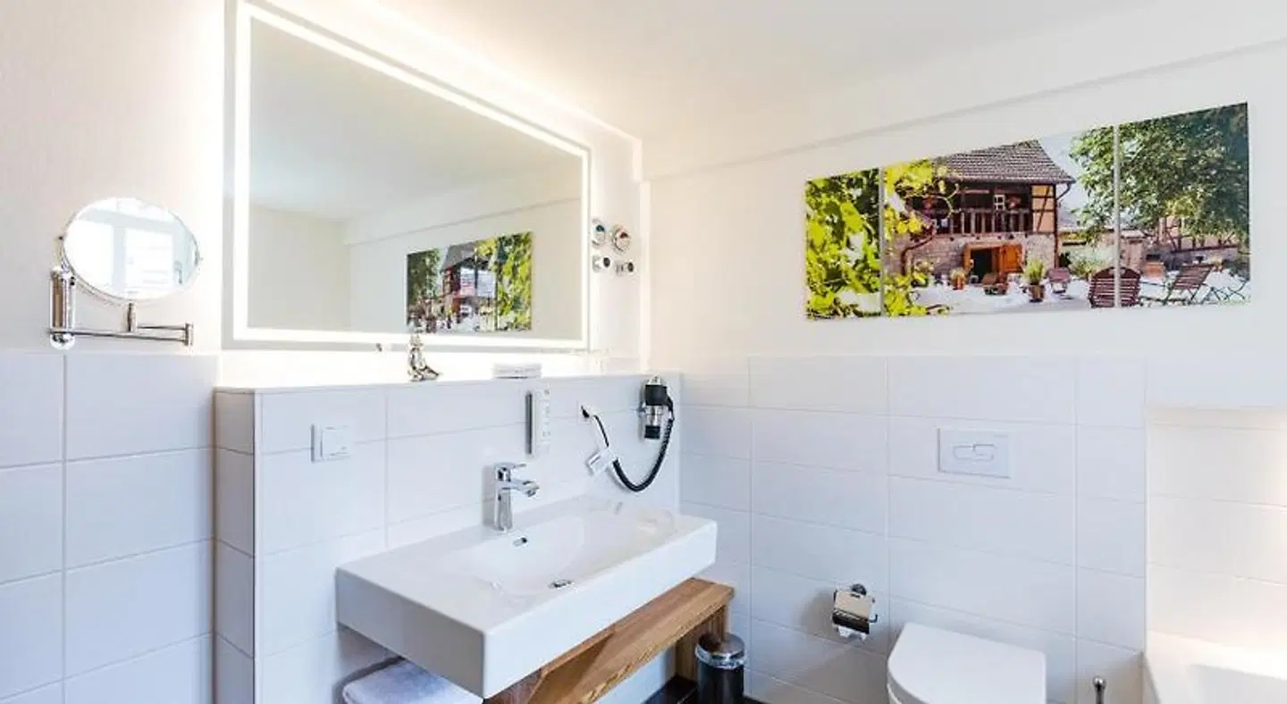 Magdalenengut Studios und Suiten Badezimmer