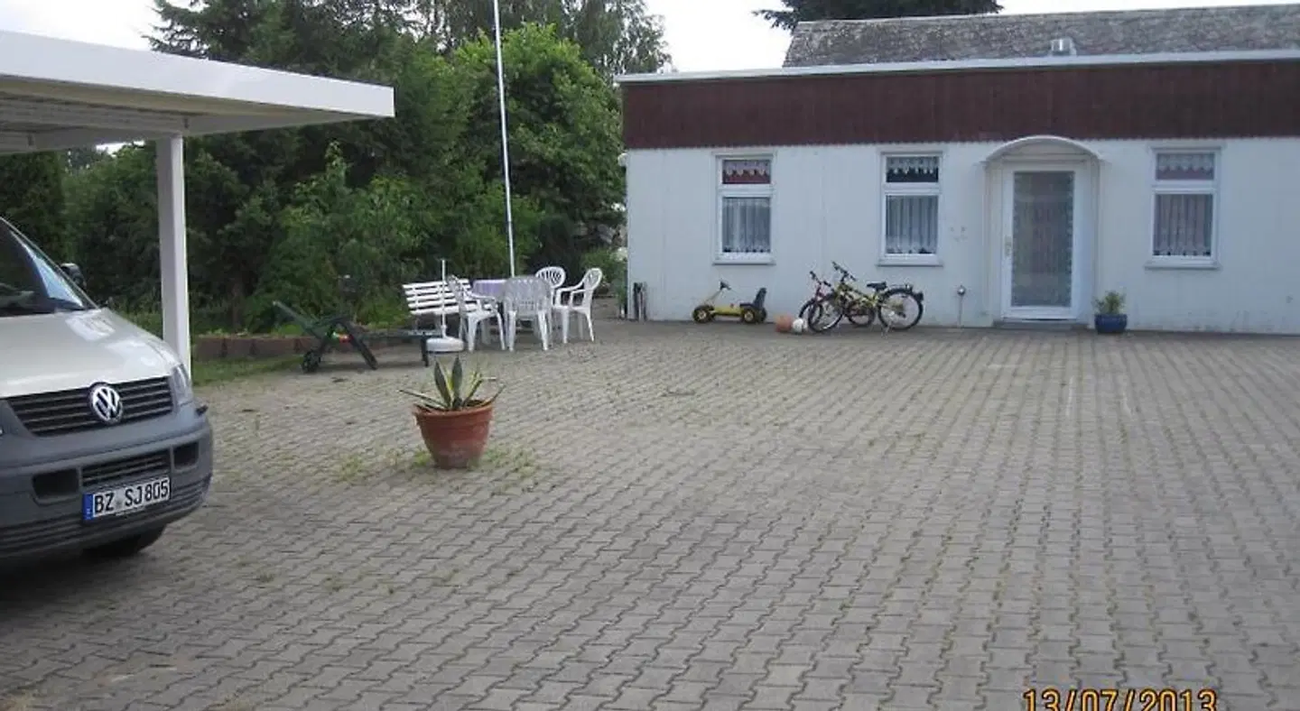 Pension Am Heiderand Terrasse