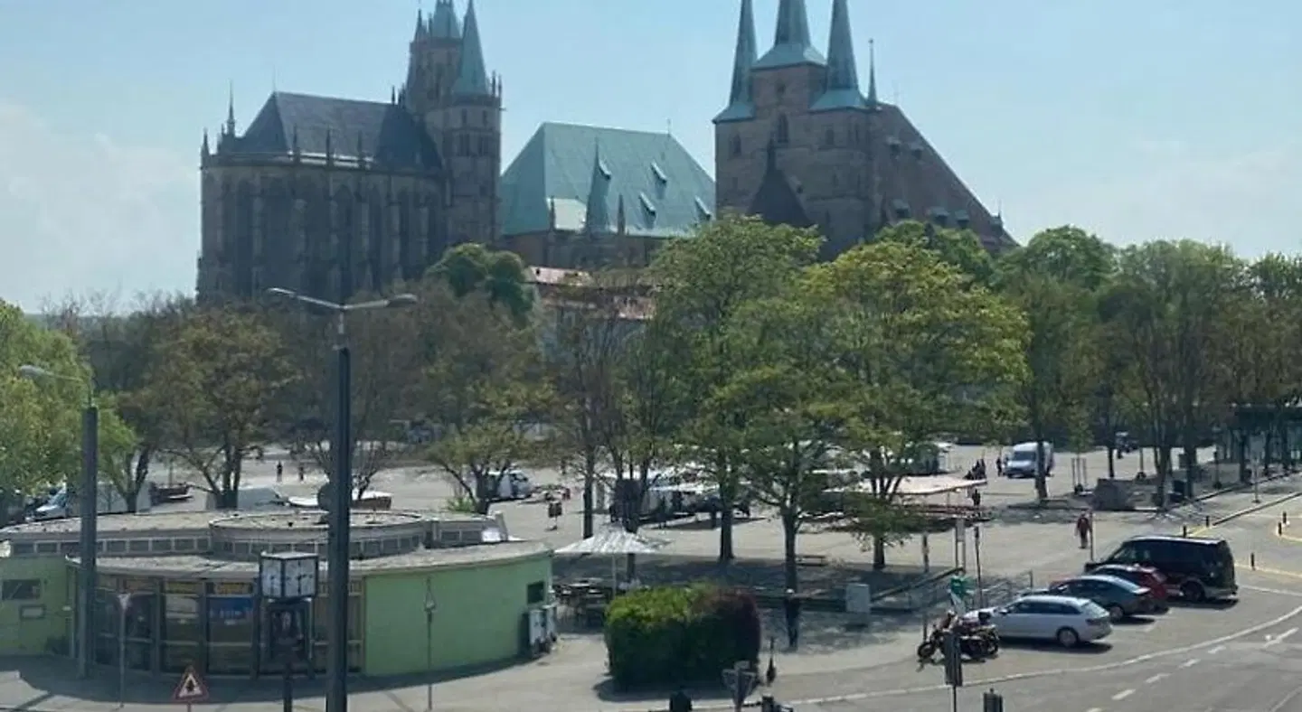 Ferienwohnung am Erfurter Dom Terrasse