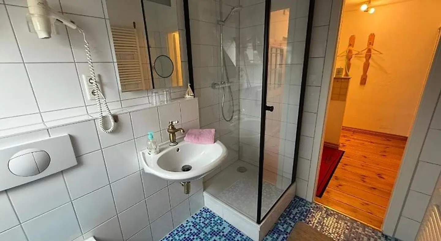 Pension Scheffler Badezimmer