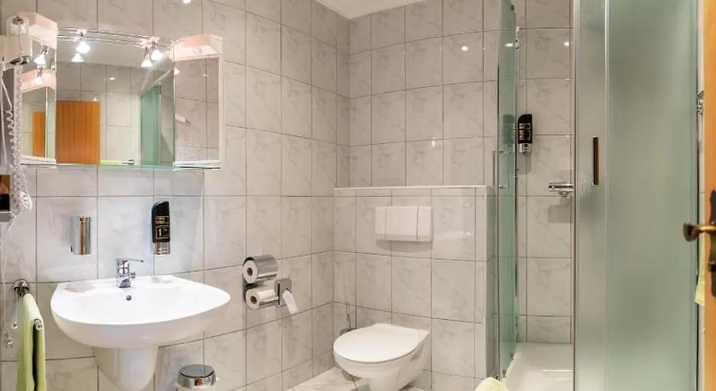 Landhotel Biberburg Badezimmer