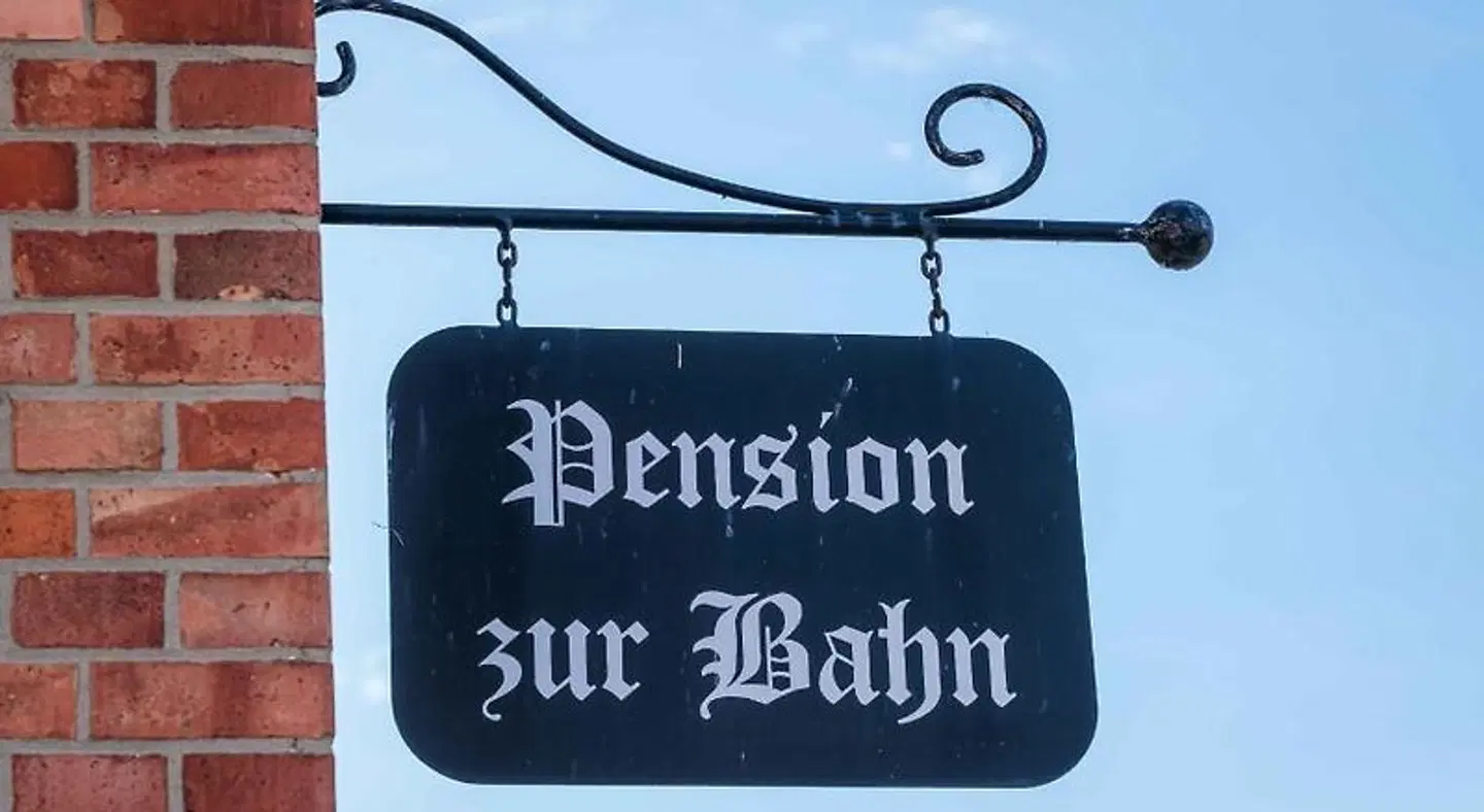 Pension zur Bahn Landkarte