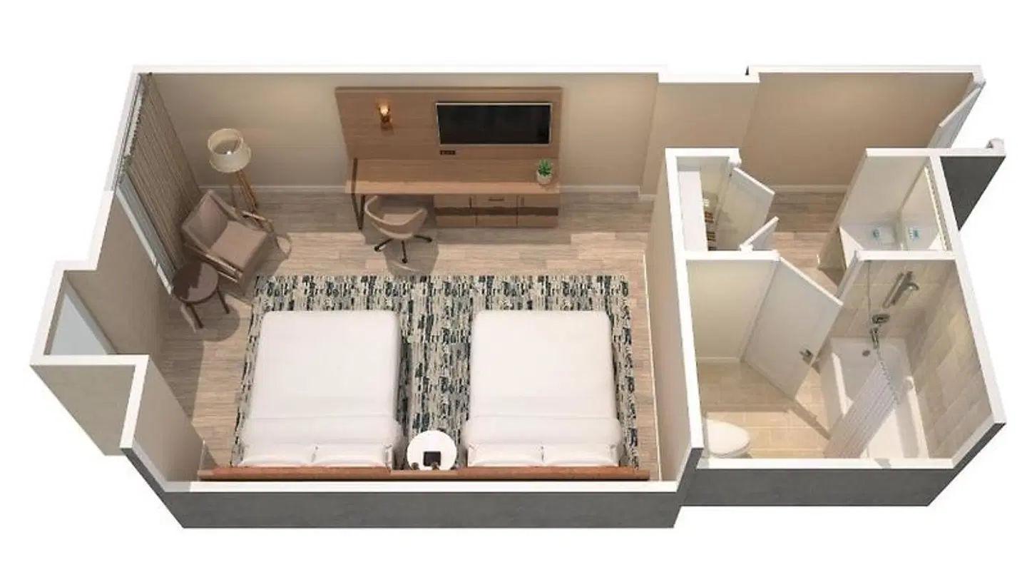 San Antonio Marriott Rivercenter MODEL_IMPRESSION