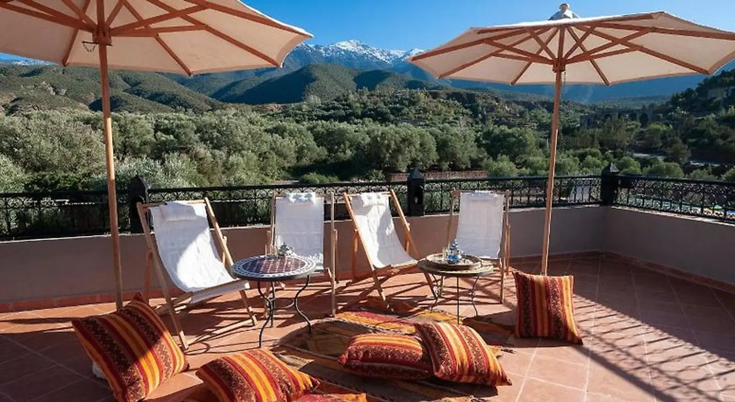 Ouirgane Ecolodge Terrasse