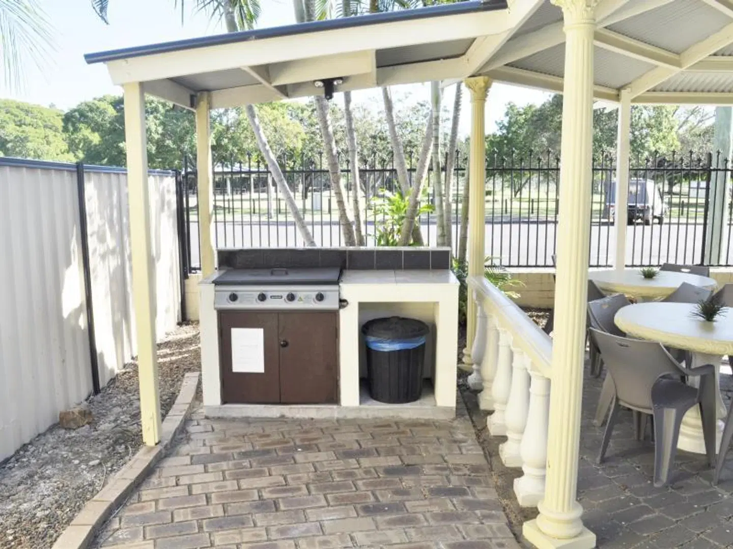 Alexandra Park Motor Inn Terrasse